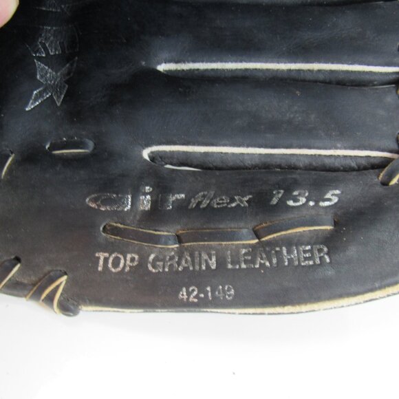 Spalding Air Control Fit Black RHT 5 Finger Baseball Glove Air Flex 13.5 - Picture 10 of 11